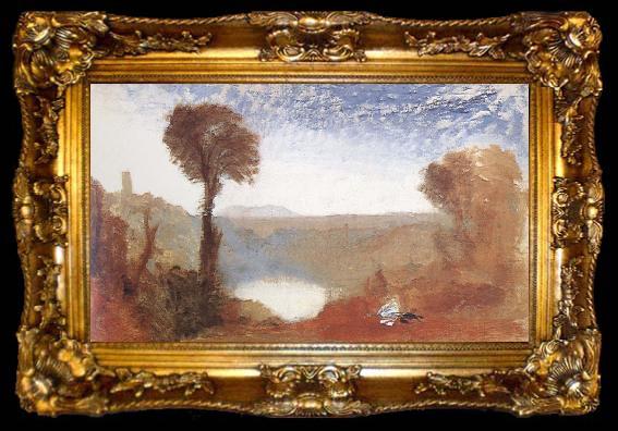 framed  Joseph Mallord William Turner Lake, ta009-2